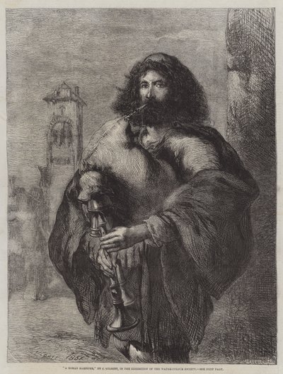 ローマのバグパイパー 作： John Gilbert
